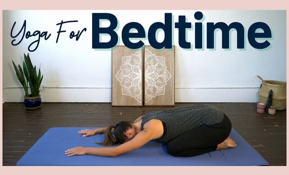 bedtime yoga cover image