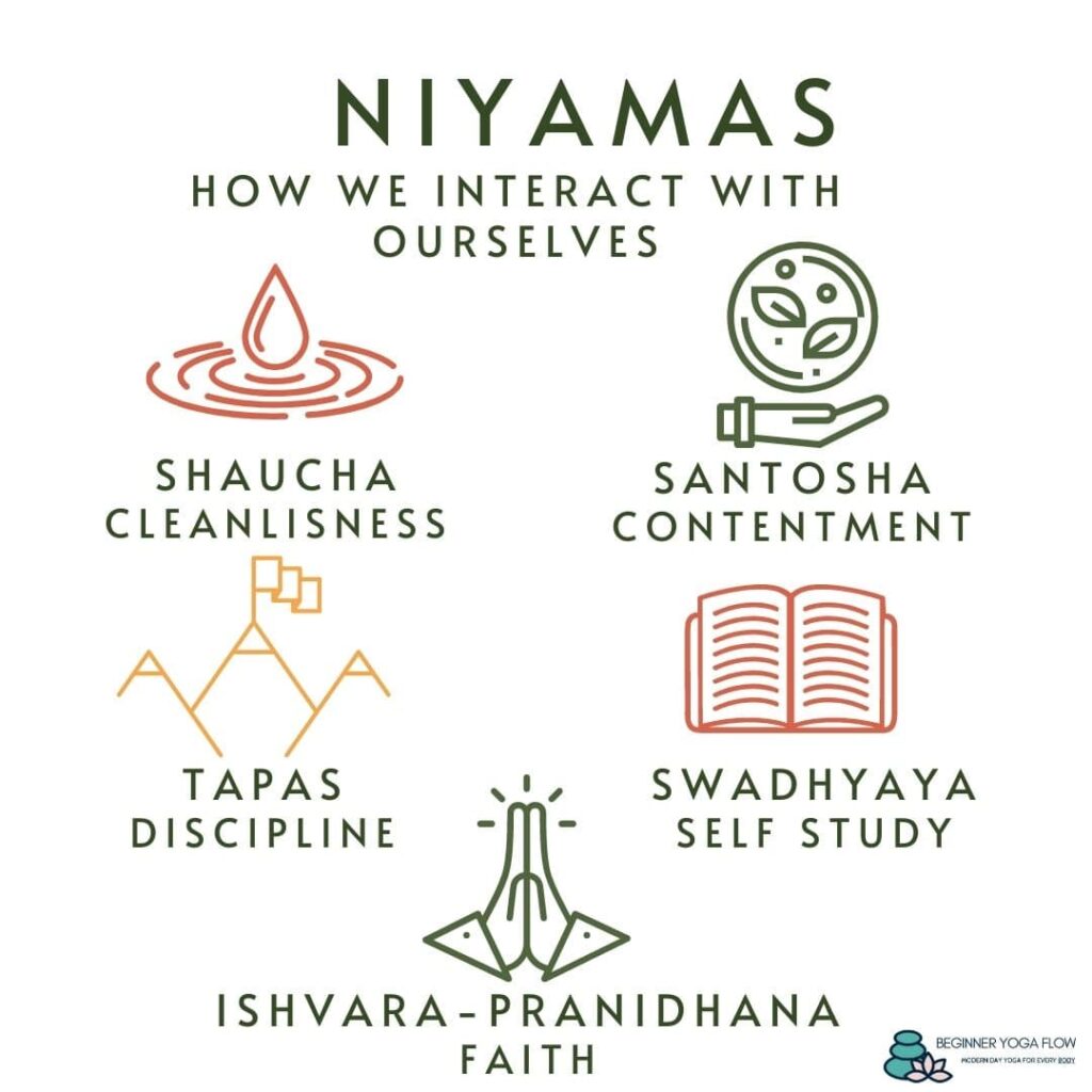 list of the 5 niyamas