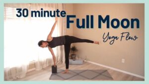 30 minute full moon yoga flow text