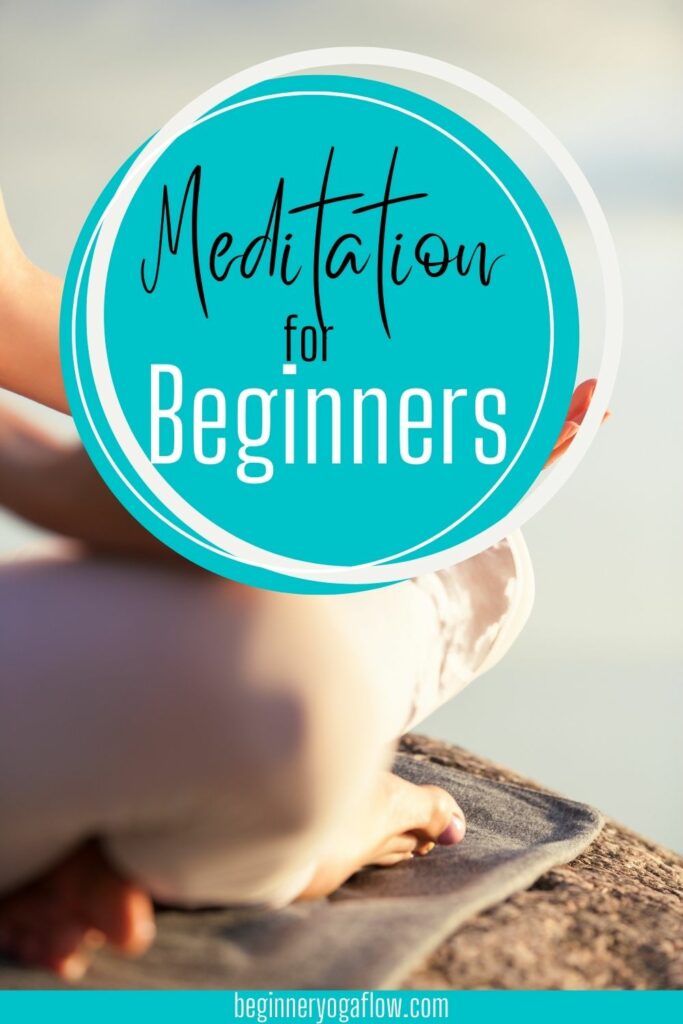 image with text meditation for beginners