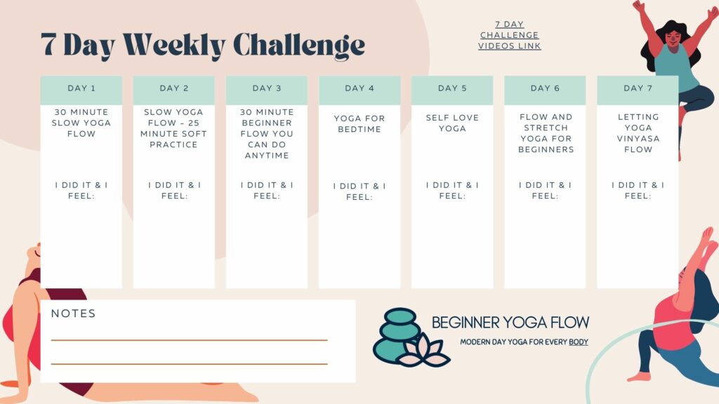 7 Day Yoga Challenge for 2022 - BEGINNER YOGA FLOW